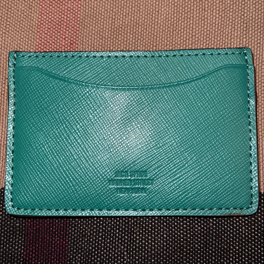 Jack Spade Leather Card Holder